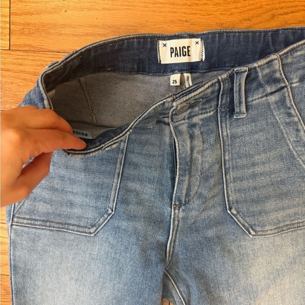 PAIGE Mayslie Straight Ankle Jeans Size 25 - Picture 3 of 4
